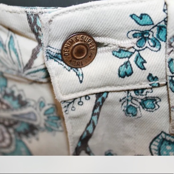 NWT Ralph Lauren Denim & Supply Skinny 24 X 32  Floral Summer Skinny Jeans - Picture 4 of 13